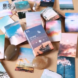 30Pcs Misty Forest Sticker Set Cute Stationery DIY Diary Decor for Scrapbooking & Journaling