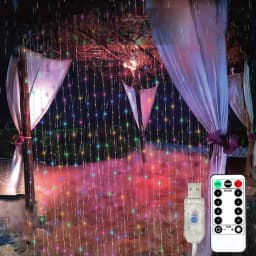 Remote Control USB Fairy Lights 3 4 6 Meters LED Curtain String Lights for Christmas Home Bedroom Decoration Festive Party