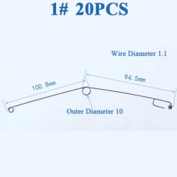 20pcs Stainless Steel Camping Automatic Fishing Device Universal Fishing Tackle Artifact Spring Ejection Hook Fishing Hook