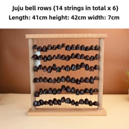Fruit Shell Rattle Relaxing Sound Bundle Fruit Wind Chime Meditation Row Bell Sound Therapy Musical Instruments Percussion