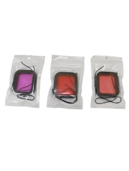 Hero 5/6/7 Waterproof Housing Case Diving Filter Red Pink Purple Filter For GoPro Hero 7 6 5 Black Action Camera Accessories