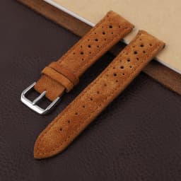Suede Leather Watch Strap 18mm 19mm 20mm 21mm 22mm 24mm Rally Racing Watchband Porous Breathable Quick Release Watch Accessories