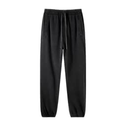 ZODF Retro Autumn Winter Men Batik Washed Cotton Sweatpants Unisex Loose Heavy Weight 420gsm Solid Joggers Pants HY0666