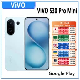 Vivo S30 Pro mini 5G Smart Phone 6.31 120Hz AMOLED Screen Dimensity 9300+ 6500mAh Battery 90W SuperCharge 50MP Main Camera