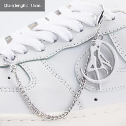 1PC Heart Star Pearl Shoe Laces Chain Punk Luxurious Diamond DIY Detachable Studded Pentagram Shoelace Accessories Jewelry Penda