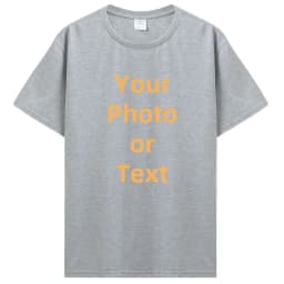 Custom T-shirt Customized Tshirt Personalized T Shirt Diy Print Your Photo Brand Logo Text Men Women Cotton Premium Gift Tees
