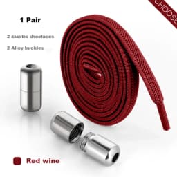 Alloy Lock No Tie Shoe Laces Flat Shoelaces for Sneakers Elastic Laces Without Ties Kids Adult Quick Lace for Shoes Rubber Bands