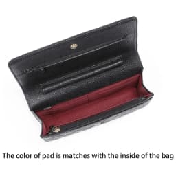 Purse WOC Base Shaper, Felt Base Shaper Saver and Insert for Wallet on Chain Bags Handbag woc Bag Base Shaper Black and Red