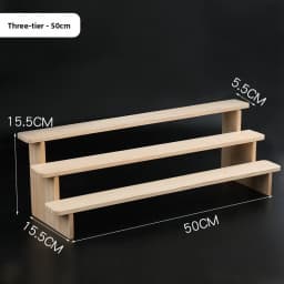 Pure Wood Display Stand Storage Rack Desktop Figurine Bubble Mat Doll Meat Green Plant Multi-layer Staircase Rack
