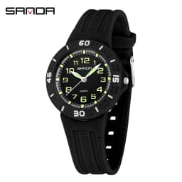 SANDA 6386 Student Quartz Watch 50m Waterproof Luminous Durable Sports Watch for Men and Women Simple and Elegant