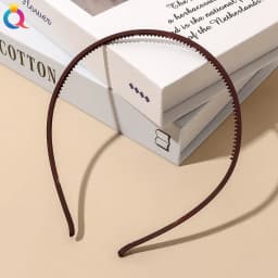 4mm Wide Thin Plastic Plain Headband for Women Girls Matte Hair Bands Teeth Comb DIY Skinny Hair Hoop Sport Hair Accessories