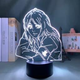 Anime Light Attack on Titan 4 Eren Yeager Figure for Bedroom Decor Night Light Kids Birthday Gift Shingeki No Kyojin 3d Lamp AOT