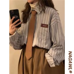 Brown retro tie women's fruit green coffee handmade casual shirt candy colored trendy versatile tie