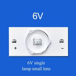 3V 6V SMD lamp beads with optical lens filter, suitable for 32-65 inch LED TV repair, with thermal glue, 2m cable repair parts