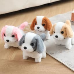 Plush Electric Dog Walking Realistic Electronic Pet Soft Stuffed Simulation Puppy Gift For Adults Indoor Interactive Toy