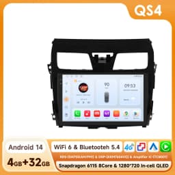 Hizpo Android 14 For Nissan Teana3 Altima 2013 - 2018 Auto 4G Carplay Multimedia Video Player DSP GPS Radio Navigation WIFI BT