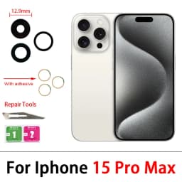 Good Back Rear Camera Glass Lens For iPhone 11 12 13 14 15 16 17 Pro Max Plus Mini Air With Adhesive