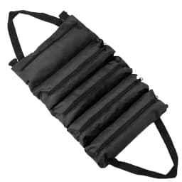 Heavy-Duty Roll-Up Tool Bag - Oxford Fabric Multi-Tool Organizer All-in-One Garage Storage for Mechanics/Electricians/Carpenters