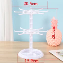Key Keychain Shelf Home Storage Rack Organizer Earring Necklace Jewelry Rotating Ring Display Holder For Earrings Watch Showcase
