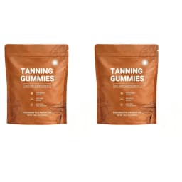 Tanning Gummies for Women, Sunless Bronzing Glow Support, Vegan Sugar-Free, Non-GMO, Astaxanthin & Lycopene, 60 Count