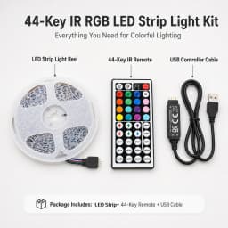 1M-40M Led Strip Lights with 44 Key Remote Control RGB Tape Led Wall Room for Home Bedroom Party Decor TV Backlight