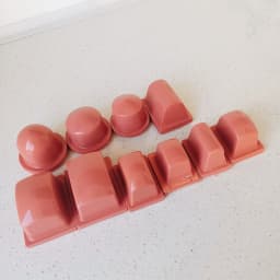 One Piece 25 Degree Pad Printing Rubber Head High Density Corrosion Resistance for Pneumatic Machine