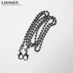 10pcs/lot 120cm 60CM Ball Replacement Chain Strap Metal link Clasp Purse Chain Bag Handle Shoulder Cross Body Handbags Chain