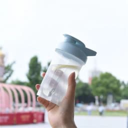 300ML Blender Shaker Bottle with Stainless Ball BPA Free Plastic Protein Shakes Leakproof for Powder Workout Gym Sport