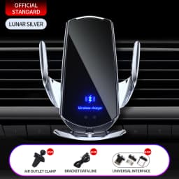 15W Car Wireless Charger Magnetic Automatic Car Mount Phone Holder For iPhone Xiaomi Samsung Infrared Induction Fast Charging