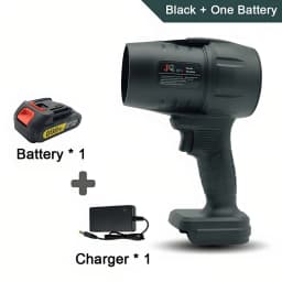 Powerful Air Blower with 550g Thrust Turbo Fan for Cleaning Leaves, Snow, and Dust โ Includes 18V Makita - Compatible Battery