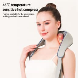 Shoulder and Neck Massager for Pain Relief Deep Tissue Shiatsu Neck and Shoulder with Heat Rechargeable Cordless Back Massage