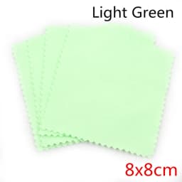 10pcs Silver Polish Polishing Cloth Soft Cleaning Cloth Wipe Wiping Cloth For Silver Gold Jewelry Tools