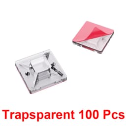 Cable Organizer 50 Pcs Self Adhesive Nylon Removable Base Cord Management Base Mount Zip Tie Mounts For Outdoor Cable Organizer