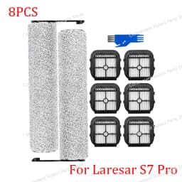 Compatible For Laresar S7 Pro Wet and Dry Vacuum Cleaner Accessories Brush Roller Filter Replaceable Vacuum Cleaner Accessories
