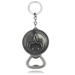 Dragon House Keychain Targaryen Dragon Shape Keyring for Fan Collection Accessories Friends Gift