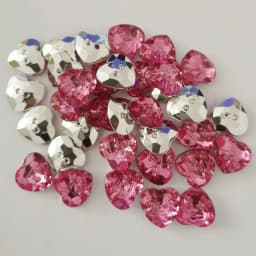 NBNLWK 1/2" Heart Shape Sewing Acrylic Buttons For Garment 50Pcs Multicolors Decorative Clothes Accessories