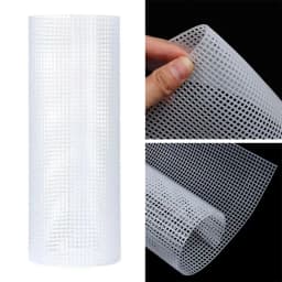 33*50CM Plastic Mesh Cloth Bag Rug Thread Hook Craft Supplies DIY Handcraft Latch Hook Accessory Hook Crafts Durable Grid About