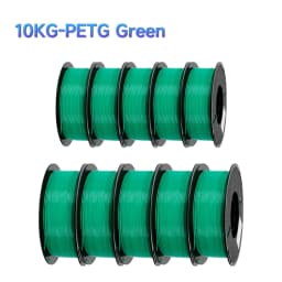 10KG/22LBS 1.75mm PETG Filament for 3D Printer Plastic Material Clogging Free Non-Toxic PETG 3D Filament Consumables for Ender 3