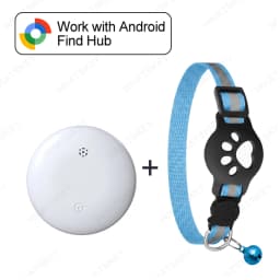 Adjustable Pet Collar Pet Tracker Google Find My Android Antilost Gps Tracker Locator Tags Gps For Kitten With Detachable Locato