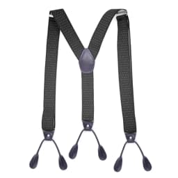 Fashion Man's Button Suspenders PU Leather Braces Adjustable Elastic Bretelles Y-Back Ligas Tirantes New Size 3.5*120cm