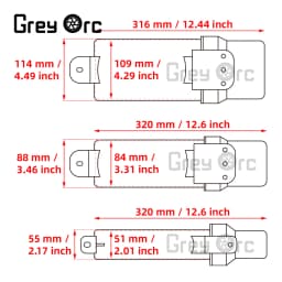 Universal Motorcycle Tool Tube Storage Box Waterproof Gloves Case for Honda BMW Yamaha Kawasaki - Durable Bike Accessory