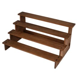 Retro Ladder Frame Solid Wood Bracelet Shelf Figure Buddha Display Ornament Headgear Storage Bracelet Display Stand