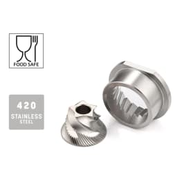 Coffee Grinder Replacement Stainless Steel Conical Grinder Burr Set, 48mm Accessories for Magic/Royal/Strato and Others
