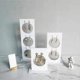 Vertical Acrylic Earring Stand Earrings Display Case Jewelry Organizer Ear Shelf Jewellery Holders