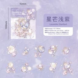 20pcs Dreamy Bubble Island Series PET Stickers Creative Decoration DIY Scrapbook Handmade Collage Material Stationery Stickers