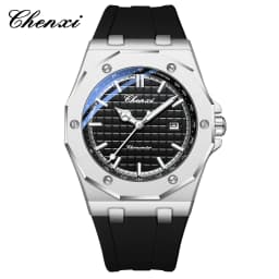 CHENXI 8268 Men's Luxury Watch Top Brand Compact Silicone Waterproof Calendar Night Light Men's Texture Watch Gift Reloj Hombre