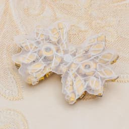 JLZXSY Small Bow Crystal Bridal Applique Patch DIY Wedding Accessories Iron Sew On Rhinestone Applique