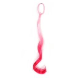 14 Inch Lightweight Colored Hair Extensions Colored Hair Extensions Synthetic for Kids Curly Ponytail Extension with Elastic Tie