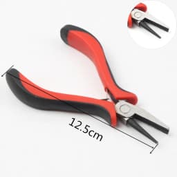 Black Handle Long Nose Mini Pliers Round Flat Long Nose Bent Nose Pliers For Jewellery Making Diy Crafts Necklace Bracelet Tools