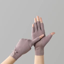 Ladies Summer Thin Fingerless Half-finger Riding Driving Non-slip Touch Screen Anti-ultraviolet Sunscreen Gloves Women